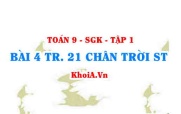 Bài 4 trang 21 Toán 9 Chân trời sáng tạo Tập 1
